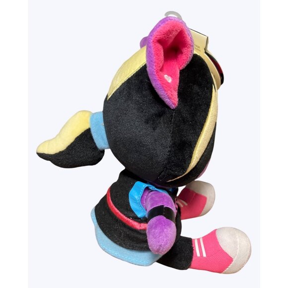 Hard Rock Cafe Roxtars Styler Punk Kitty Cat Plush Stuffed Goth Purple Black 7" - Picture 6 of 15